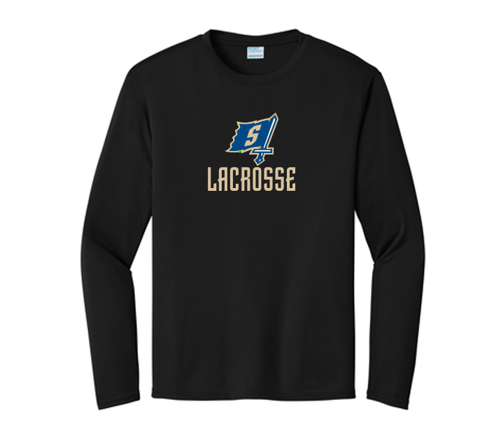 WEBSTER SCHROEDER LACROSSE-PORT & CO POLYESTER LONG SLEEVE AND SHORT SLEEVE TEE-MENS AND YOUTH SIZES