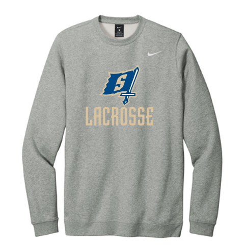 WEBSTER SCHROEDER LACROSSE- NIKE CLUB FLEECE CREW NECK SWEATSHIRT