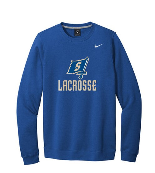 WEBSTER SCHROEDER LACROSSE- NIKE CLUB FLEECE CREW NECK SWEATSHIRT