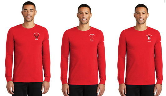 FP School Store- Nike Dri-FIT Cotton/Poly Long Sleeve T