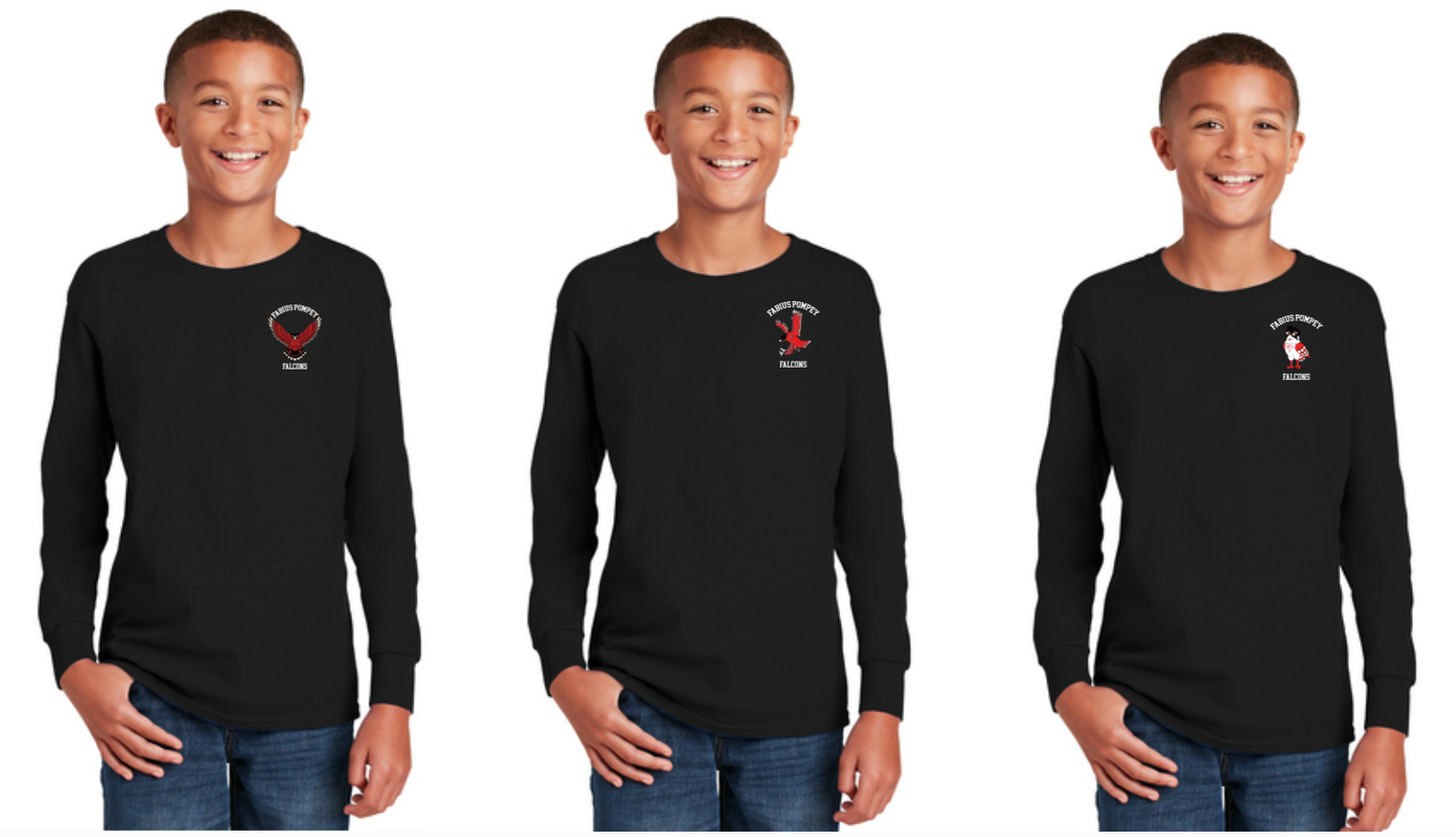 FP School Store- Gildan® Youth Heavy Cotton™ 100% Cotton Long Sleeve T-Shirt