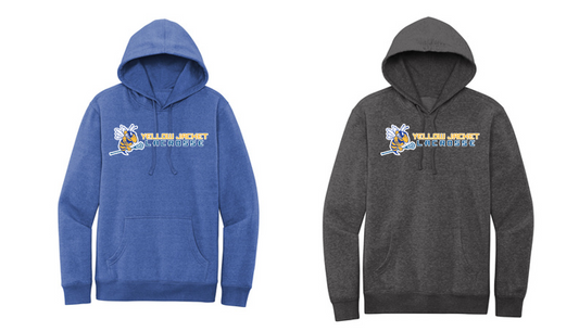 Yellow Jacket Lacrosse- District® V.I.T.™ Fleece Hoodie-Adult and Youth