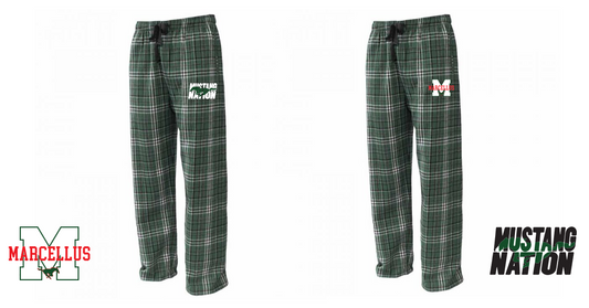 Marcellus Sports Boosters- Pennant Flannel Pants- Adult and Youth
