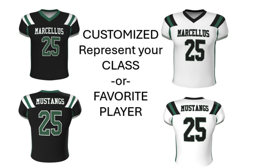 Marcellus Sports Boosters- Sublimated Replica Football Jersey-Adult and Youth