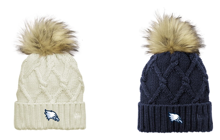 JORDAN-ELBRIDGE BOOSTERS- New Era Faux Fur Pom Beanie