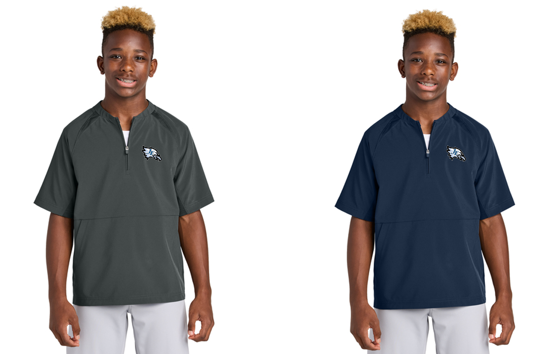 JORDAN-ELBRIDGE BOOSTERS- Sport-Tek® Repeat 1/2-Zip Short Sleeve Jacket-ADULT and YOUTH