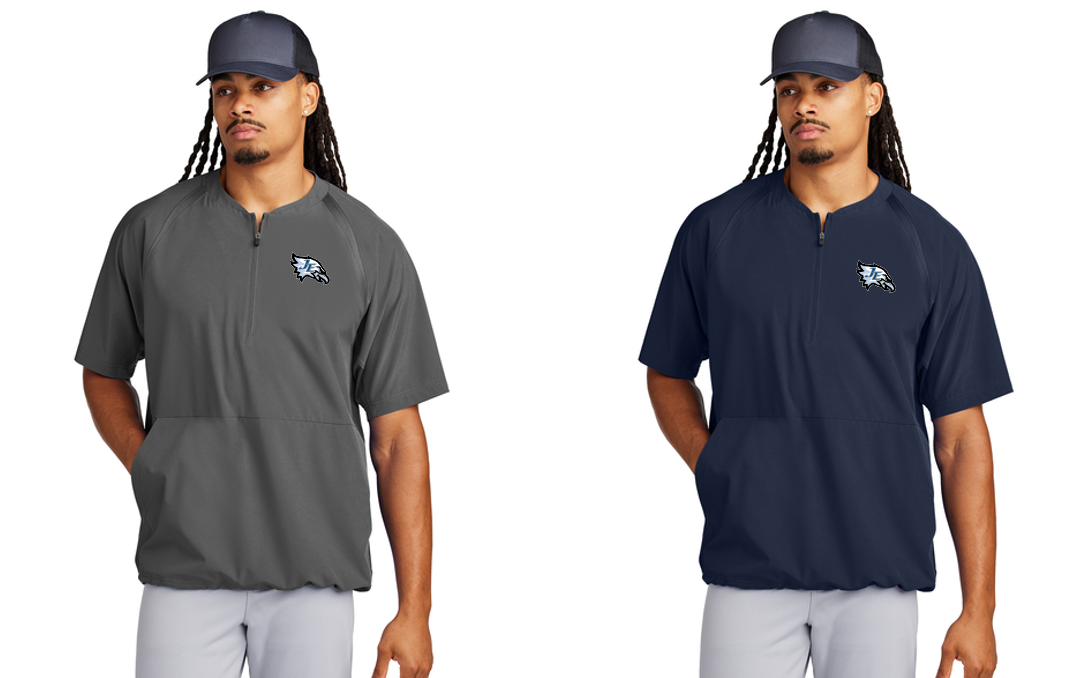 JORDAN-ELBRIDGE BOOSTERS- Sport-Tek® Repeat 1/2-Zip Short Sleeve Jacket-ADULT and YOUTH