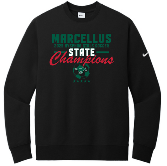 Marcellus Soccer State Champion Nike Club Fleece Unisex Crewneck