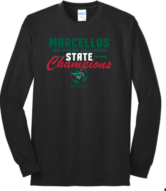 Marcellus Soccer State Champion Port & Company® Core Blend Unisex Long Sleeve