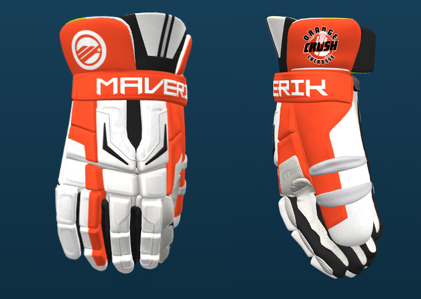 Orange Crush Custom M7 Gloves